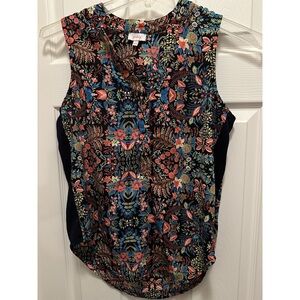 Pixley Small Top S Shirt Colorfil Sleeveless Lightweight, excellent condition.